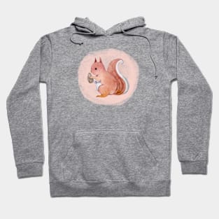 Squirrel watercolor Hoodie